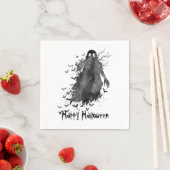 怖い幽霊ハロウィーン紙ナプキンス スタンダードカクテルナプキン (インサイチュ)