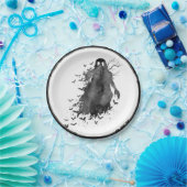 怖い幽霊ハロウィーン紙プレート ペーパープレート (パーティー)