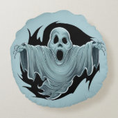 怖い忘れ難い幽霊 ラウンドクッション (裏面)