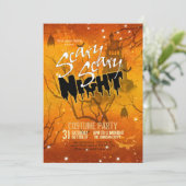 怖い怖い夜ハロウィンオレンジID946 招待状 (スタンド正面)