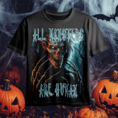 怖い怖い怖いホラー完全に死んでいなモン悪魔またはグール Tシャツ