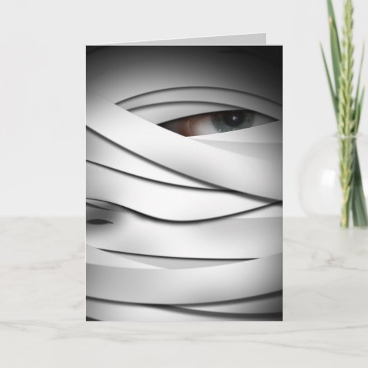 怖い怖い怖い一つ目のハロウィンママ カード (正面)