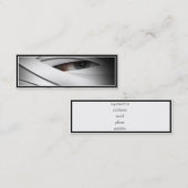 怖い怖い怖い一つ目のハロウィンママ スキニー名刺 (正面/裏面)