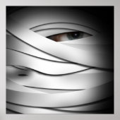 怖い怖い怖い一つ目のハロウィンママ ポスター (正面)