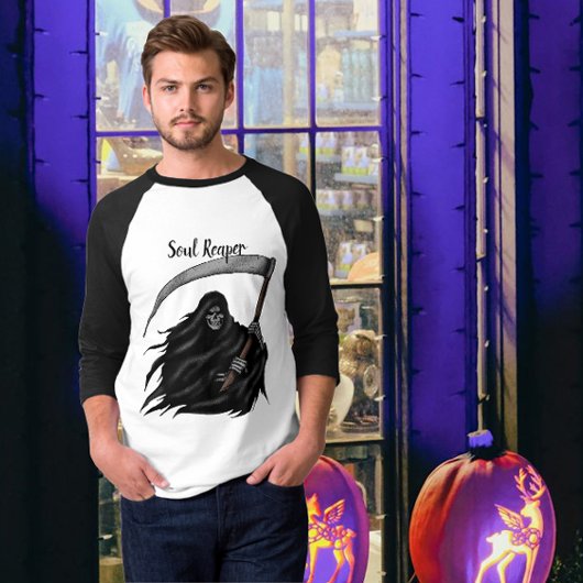 怖い怖い死神とScytheハロウィーン Tシャツ