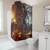 怖い怪物 シャワーカーテン (インサイチュ)