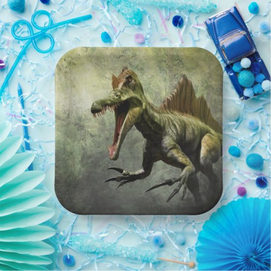 怖い恐竜 ペーパープレート (パーティー)