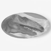 怖い恐竜 ペーパープレート (アングル)