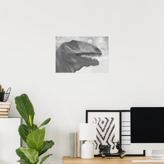 怖い恐竜 ポスター (ホームオフィス)