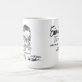 怖い悪役のキャラクターアート コーヒーマグカップ (中央)