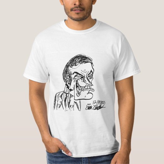 怖い悪役キャラクター Tシャツ (正面)