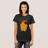 怖い悪魔の衣装オウムI太陽の構成 Tシャツ (正面フル)