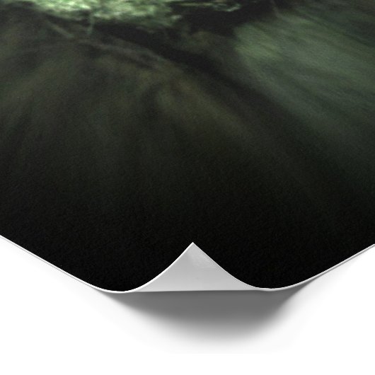 怖い悲鳴スカル ポスター (角)