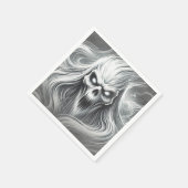 怖い悲鳴ポルターガイスト幽霊ハローウィンパーティ スタンダードカクテルナプキン (角)