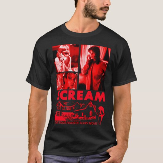怖い映画お気に入りのとは Tシャツ (正面)