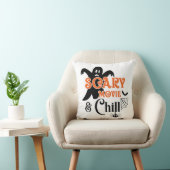 怖い映画と寒いハロウィーン クッション (椅子)