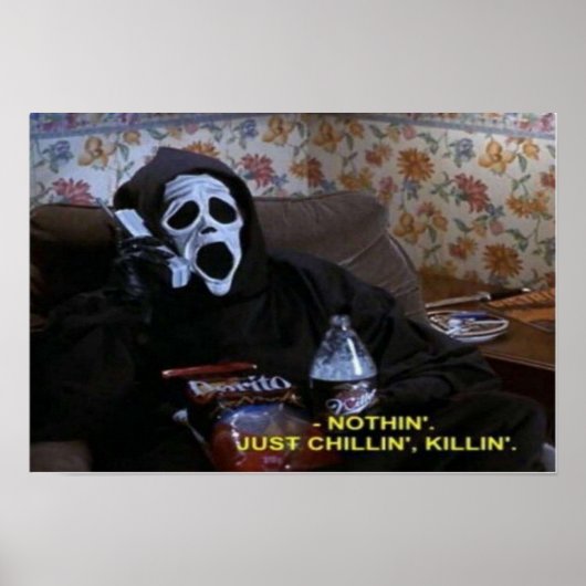 怖い映画の叫び ポスター (正面)