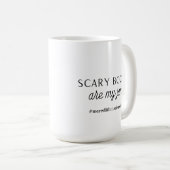 怖い本は私のジャムマグカップだ。 コーヒーマグカップ (正面右)