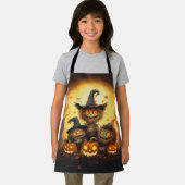怖い森の怪物ハッピーハローウィン エプロン (インサイチュ)