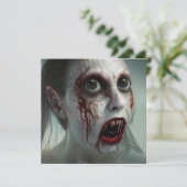 怖い歩くゾンビハロウィーン カード (スタンド正面)