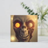 怖い歩くゾンビハロウィーン カード (スタンド正面)