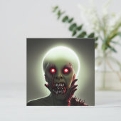怖い歩くゾンビハロウィーン カード (スタンド正面)