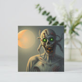 怖い歩くゾンビハロウィーン カード (スタンド正面)