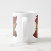 怖い歯のスキャン ジャンボコーヒーマグカップ (裏面)