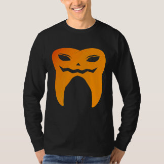 怖い歯のハロウィンコスチューム 歯医者さん プレミアム Tシャツ