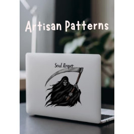 怖い死神ハロウィンビニル シール