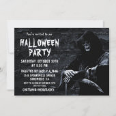 怖い死神ハローウィンパーティ 招待状 (正面)