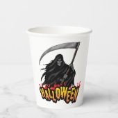 怖い死神マンハロウィーン 紙コップ (裏面)