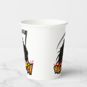 怖い死神マンハロウィーン 紙コップ (右)