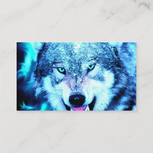 怖い狼 名刺 (裏面)