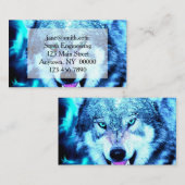 怖い狼 名刺 (正面/裏面)