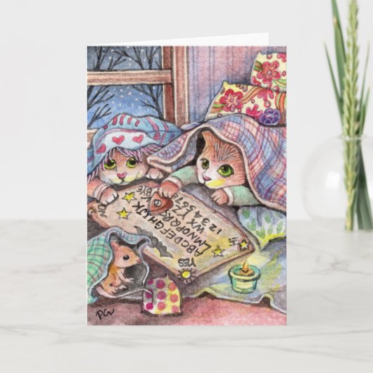 怖い猫たち カード (正面)