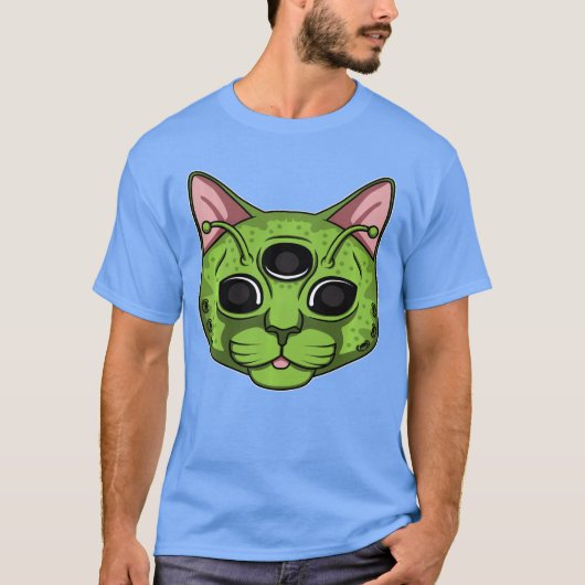 怖い猫のホラー映画ファン 猫の飼い主 ギフト g tシャツ (正面)