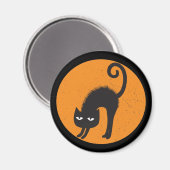 怖い猫の袖なし マグネット (正面/裏面)