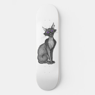 怖い猫スケートボード スケートボード