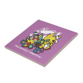 怖い猫ハロウィーンのアートを見ながら歩く タイル (側面)