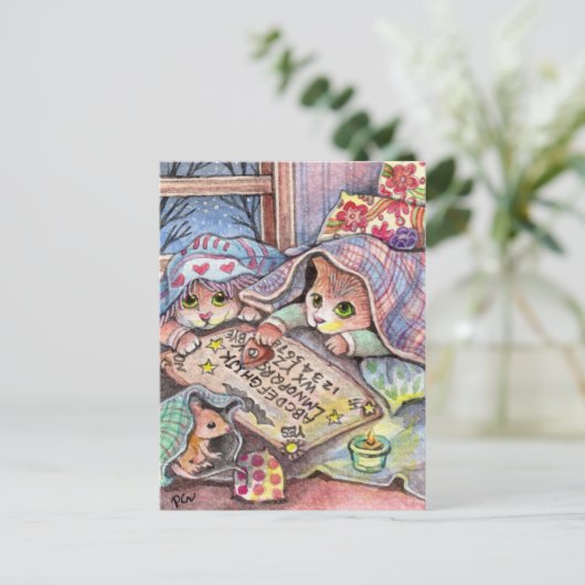 怖い猫 ポストカード (スタンド正面)