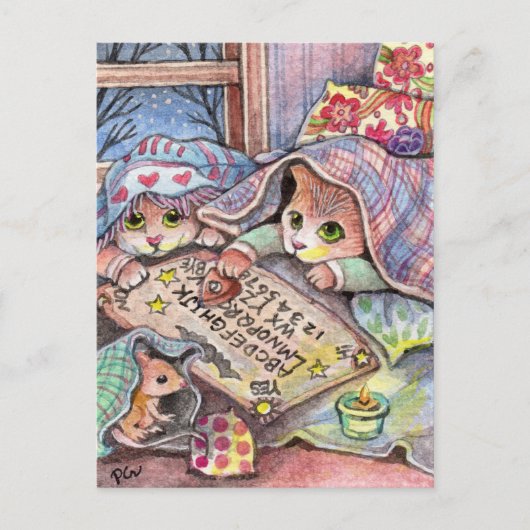 怖い猫 ポストカード (正面)