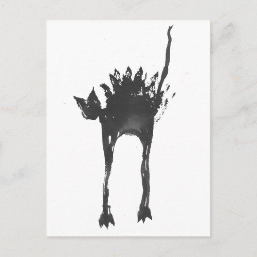 怖い猫 ポストカード (正面)