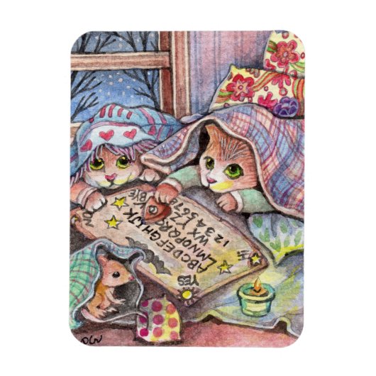 怖い猫 マグネット (縦)