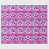 怖い目おもしろいは、ピークなし ラッピングペーパー (フラット)