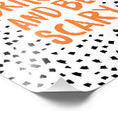 怖い目に遭う |ハロウィーンアートプリント フォトプリント            (角)