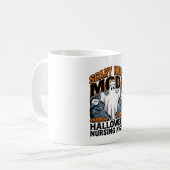 怖い看護師コスチューム ハロウィーン ゴースト 看護 シャツ_ コーヒーマグカップ (正面左)