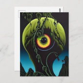 怖い眼球植物はがき ポストカード (正面/裏面)