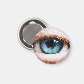 怖い眼球&ハロウィンブルーアイ/不気味なゾンビ マグネット (正面/裏面)