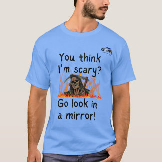 怖い考えTシャツか Tシャツ